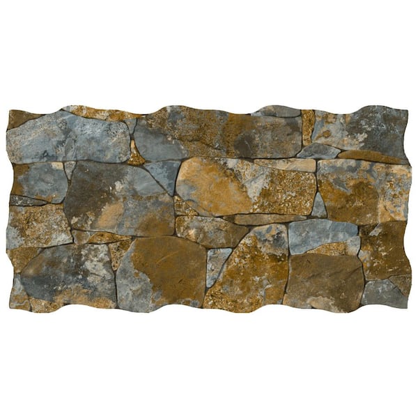Merola Tile Caldera Vulcano Oxido 12-5/8 in. x 25-1/8 in. Porcelain Floor and Wall Tile (11.2 sq. ft./Case)