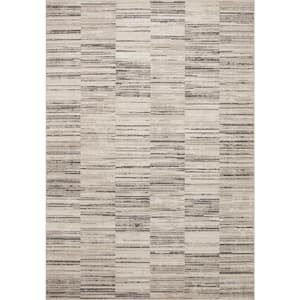 Darby Charcoal/Sand 2 ft. 7 in. x 8 ft. Transitional Modern Runner Rug