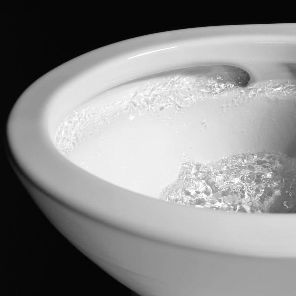 Nexus White Vitreous China Elongated One-Piece Toilet