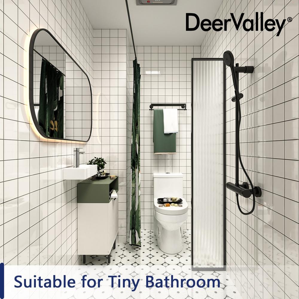 Liberty White Compact One-Piece Dual Flush Toilet