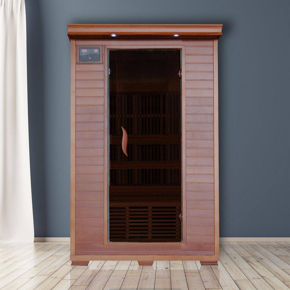 Sierra 2-Person Cedar FAR Infrared Sauna with Bluetooth