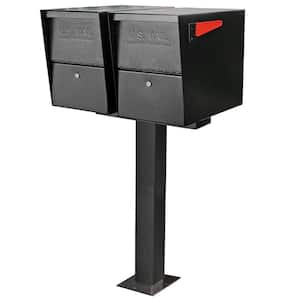 Mail Boss Mail Manager Locking Post-Mount Mailbox with High