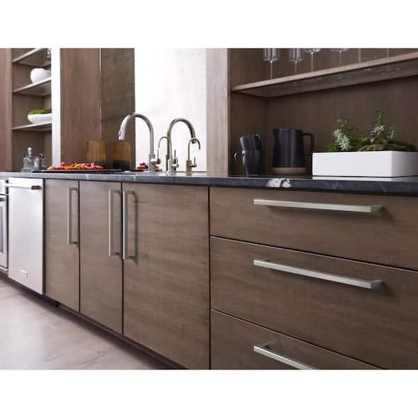 Monument 18 in. (457mm) Modern Satin Nickel Bar Appliance Pull