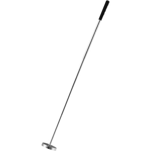 35 lb. Manual Floor Sweeper Handheld Magnetic Pickup Tool: 3.5 in. Sweeper 8.3-33 in. Retractable Handle for Metal Parts