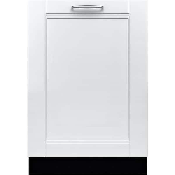 Bosch Benchmark Series 24 in. in Custom Panel Top Control Tall Tub Smart Dishwasher with Stainless Steel Tub