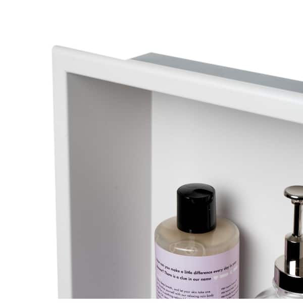 Shower Shelf WHITE (ID.1054) - Spaza