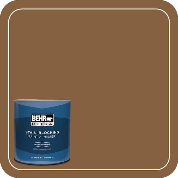 BEHR ULTRA 1 qt. #PPU4-18 Spice Bazaar Extra Durable Satin Enamel Interior Paint & Primer