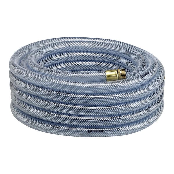 Underhill UltraMax 1 in. x 50 ft. Clear Premium Heavy-Duty Garden Water Hose