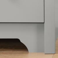 Vito 6-Drawer Soft Gray Dresser