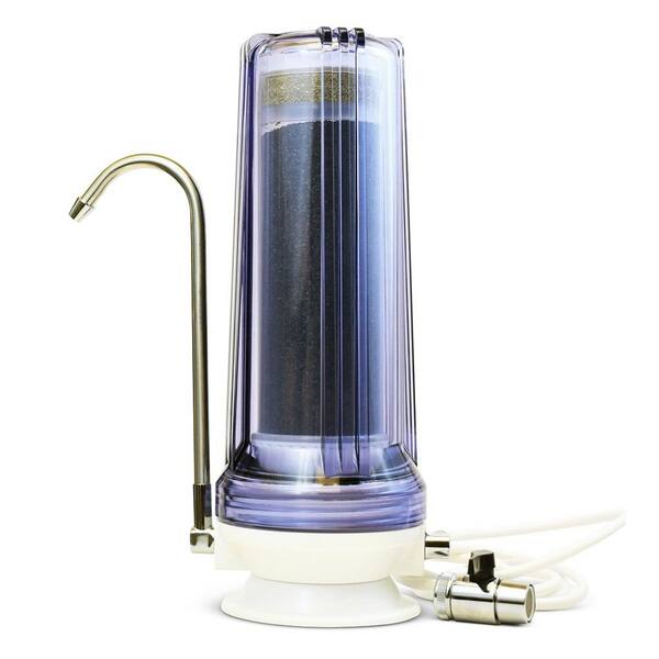 ANCHOR WATER FILTERS Premium 3-Stage Counter Top Water Filtration System in Clear