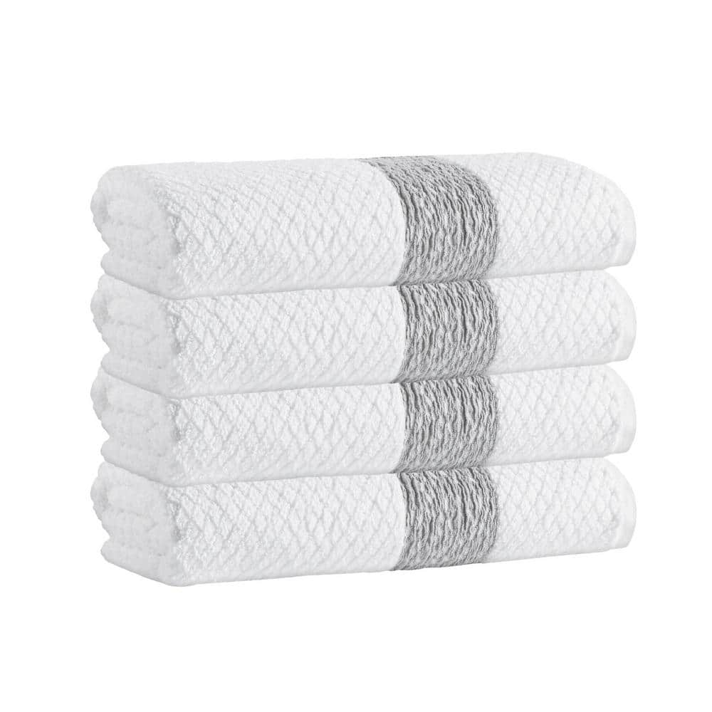 American Fluffy Towel 4-Piece Bath Towel Set Turkish Cotton, Contains 4 Oversized Bath Towels (27 x 54 inches) -Highly Absorbent Towels for Bathroom