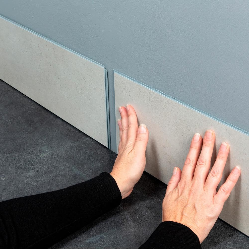 Palisade Wintry Mix Interlocking Vinyl Waterproof Wall Tiles