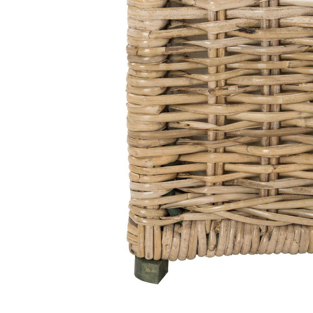 Jacob Natural Wicker Handwoven Storage Trunk, 30"