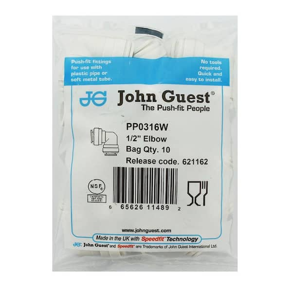 John Guest Speedfit Equal Union Elbows - Canadian Water Warehouse Ltd.