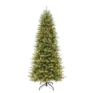 10 ft. Pre-Lit Incandescent Slim Fraser Fir Artificial Christmas Tree with 900 UL Clear Lights