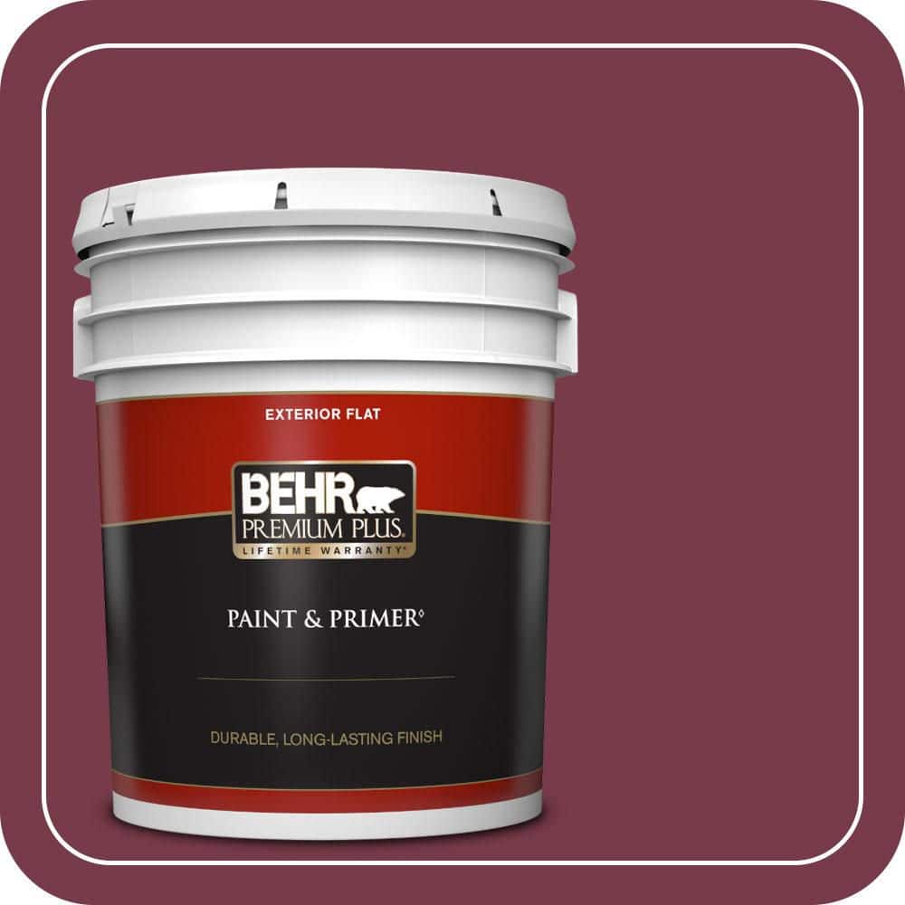 5 gal. #BIC-51 July Ruby Flat Exterior Paint & Primer price history on PriceWatchPro