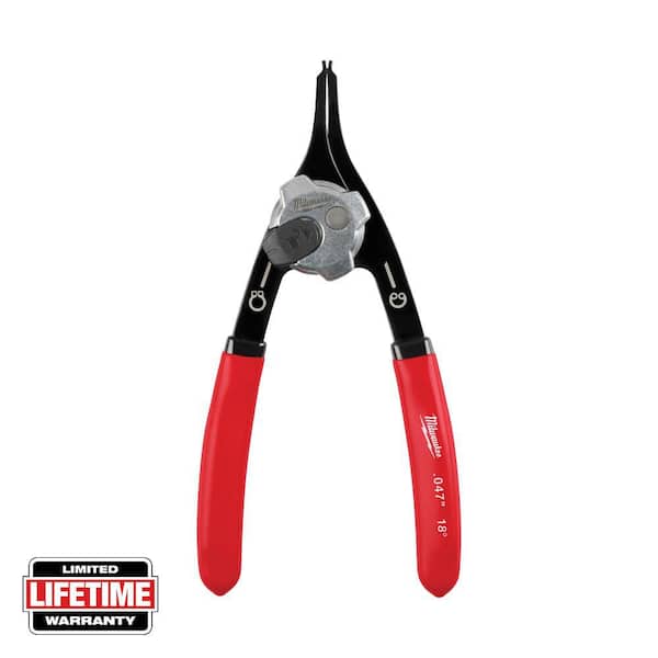 0.047 in. Convertible Snap Ring Pliers - 18°