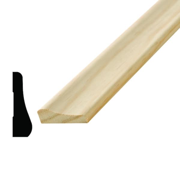 Alexandria Moulding 11/16 in. x 2-1/4 in. Pine Wood Casing Moulding