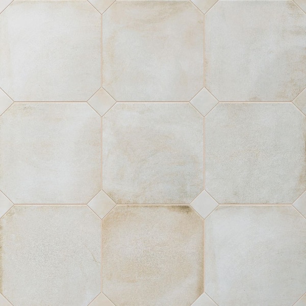 Merola Tile Laverton Octagon Arena with Taco Arena 8 in. x 8 in. Porcelain Floor and Wall Tile (11.25 sq. ft. /Case)