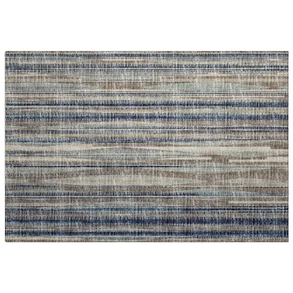 Dream Shag Premium Machine Washable Abstract ADS31 Earth 2 ft. x 3 ft. Accent Rug