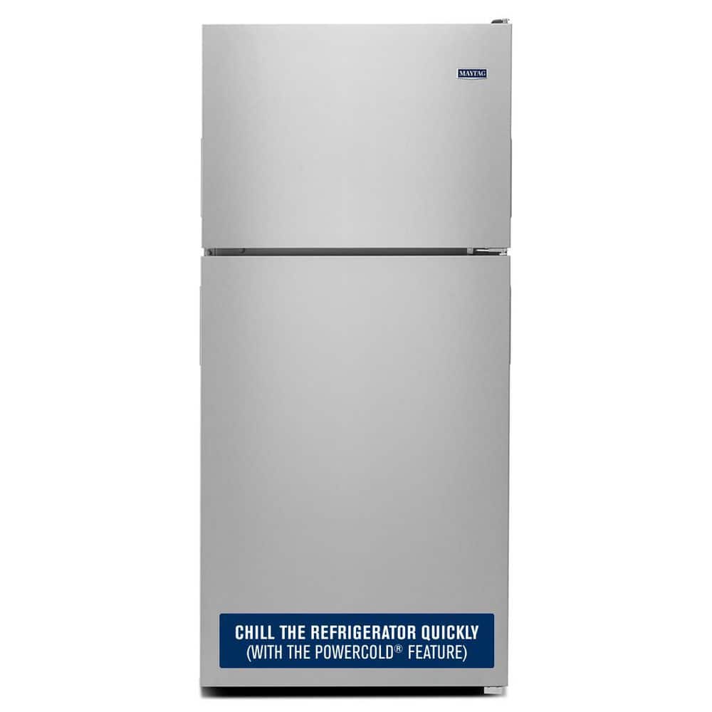 21 cu. ft. Top Freezer Refrigerator in Fingerprint Resistant Stainless Steel