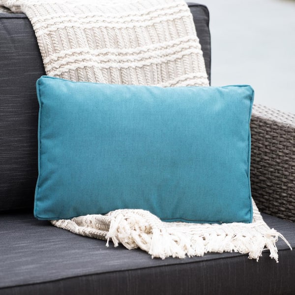 Rectangle teal cushion fashion