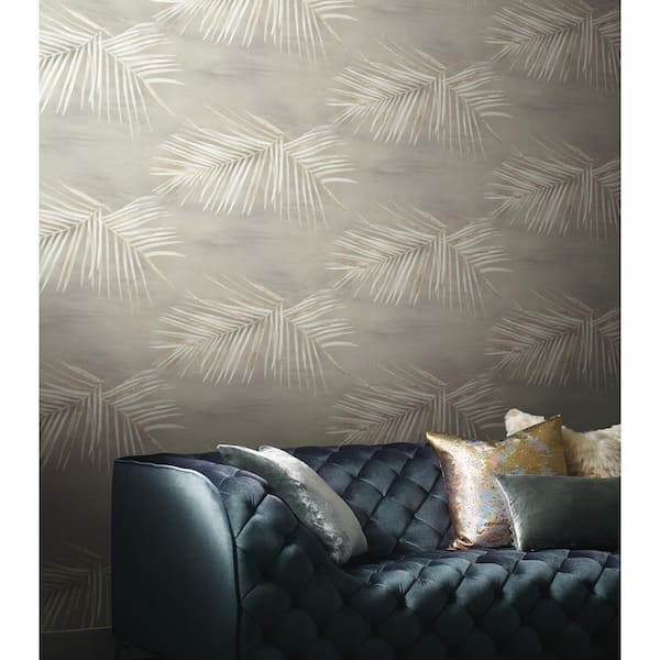 Aviva Stanoff Endless Summer Taupe Peel and Stick Wallpaper