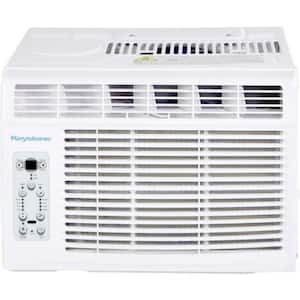 14,500 BTU 115V Window Air Conditioner Cools 650 Sq. Ft. with Dehumidifier and Smart Remote Control in White