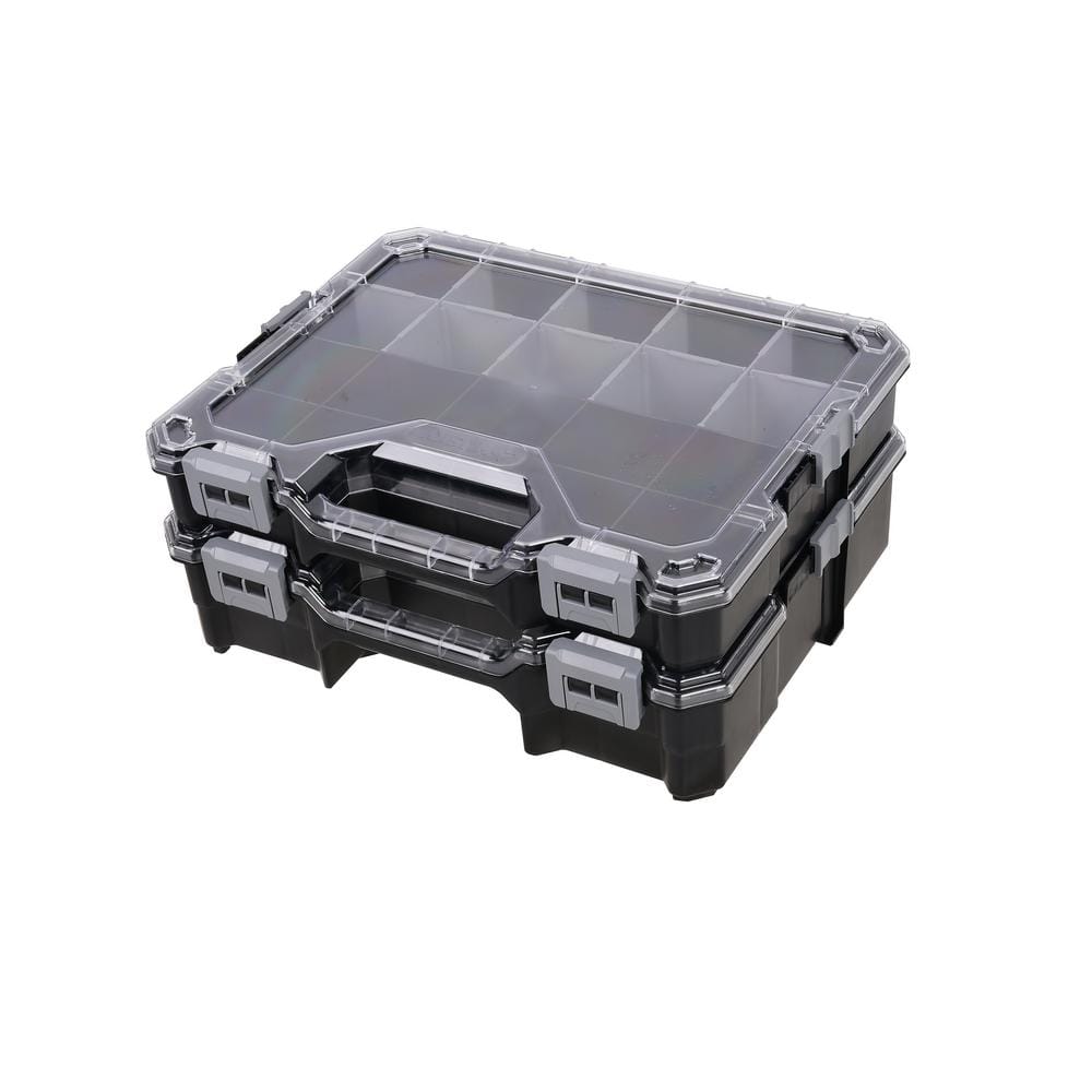 Hn with Yn Double-sided tool storage box, screw organizers and