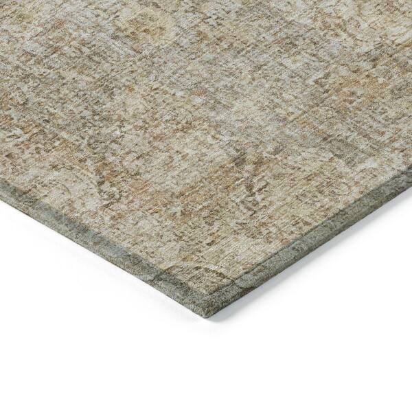 Chantille Machine Washable Indoor/Outdoor Abstract ACN2136 Beige 8 ft. x 8 ft. Area Rug