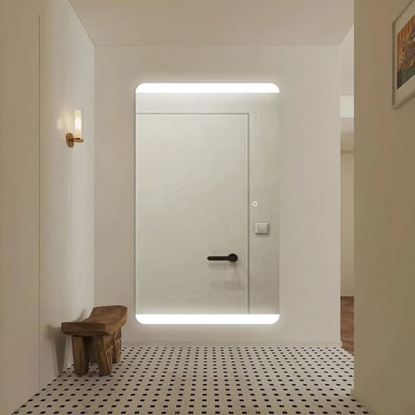 36 in. W x 60 in. H Modern Rectangular Backlit LED Frameless Wall Mirror Bathroom Vanity Mirror