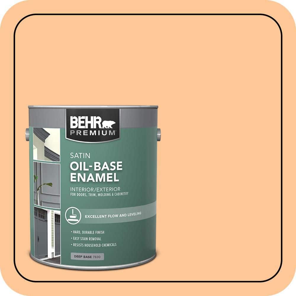 1 gal. #P230-4 Citrus Punch Oil-Based Satin Enamel Interior/Exterior Paint price history on PriceWatchPro