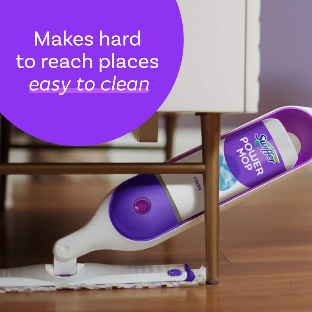 Swiffer Power Mop Multi-Surface Kit with Scrubbing Strips