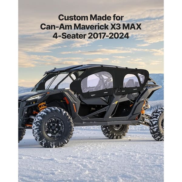 VEVOR Cab Enclosure Upper Doors, Compatible with Can-Am Maverick