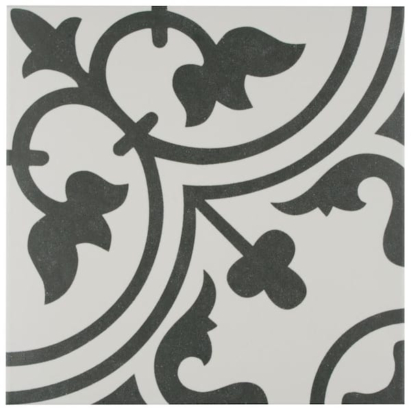 Arte White 10 in. x 10 in. Porcelain Floor and Wall Tile (8.61 sq. ft./Case)