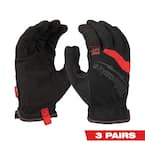Medium FreeFlex Work Gloves (3-Pack)