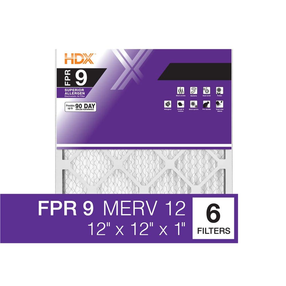 12 in. x 12 in. x 1 in. Superior Pleated Air Filter FPR 9, MERV 11 (6-Pack) price history on PriceWatchPro
