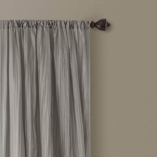 Athena Faux Crushed Silk Window Curtain and Scarf Set – Elrene