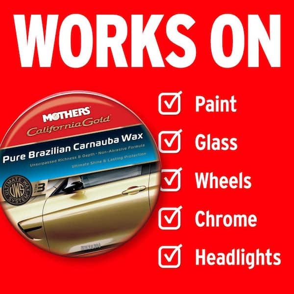 MOTHERS 12 oz. California Gold Pure Brazilian Carnauba Wax Paste