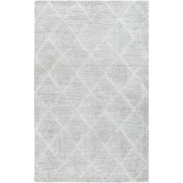Rize RZE-2306 2 ft. x 3 ft. Gray Handmade Area Rug