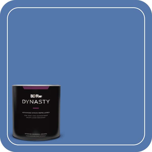 BEHR DYNASTY 1 qt. #590B-6 Flying Fish Eggshell Enamel Interior Stain-Blocking Paint and Primer