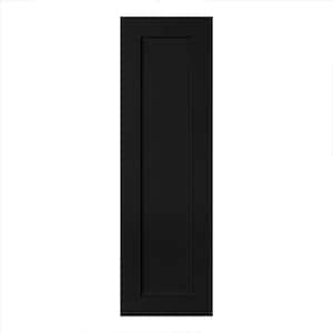 Avondale 12 in. W x 0.25. in D x 36 in. H in Raven Black Kitchen Cabinet Wall Flush End Panel