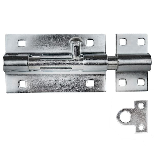 Taco 8 in. Heavy Duty Galvannealed Security Surface Barrel Bolt