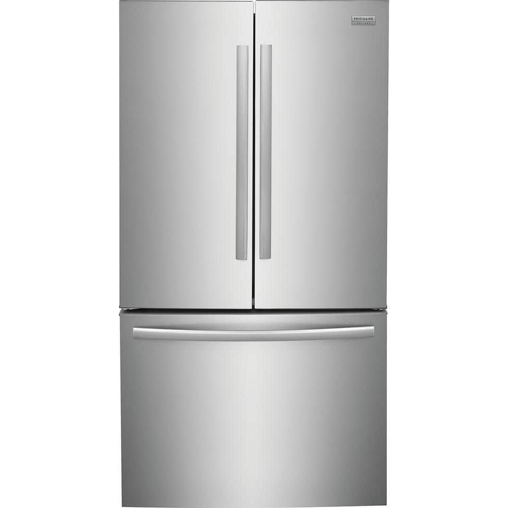 Frigidaire Gallery 23.3 cu. ft. French Door Refrigerator in Stainless  Steel, Counter-Depth GRFG2353AF - The Home Depot