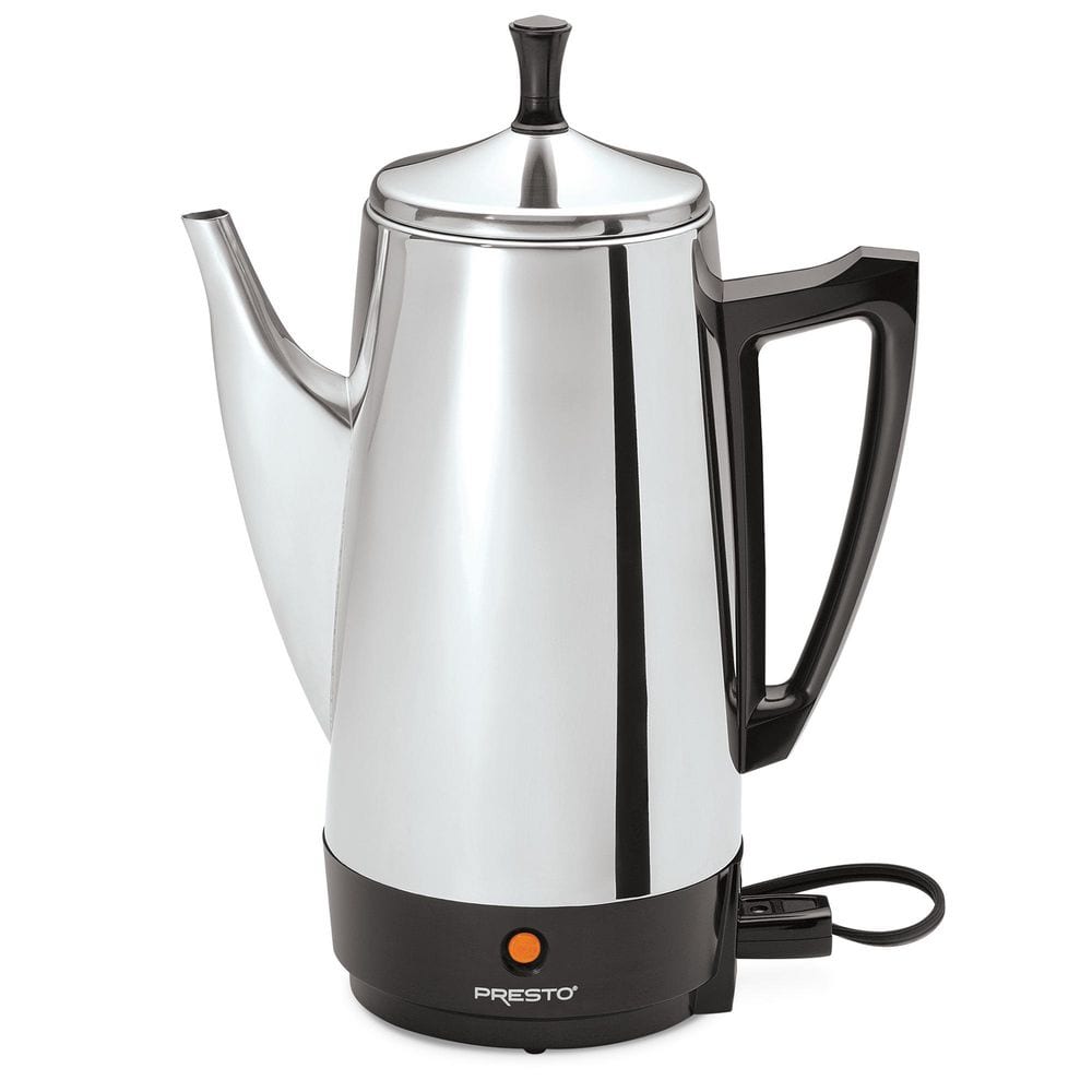 Stainless Steel Coffee Maker, 12 Cup Robust Coffee Percolator, Silver price history on PriceWatchPro