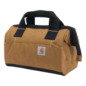 13 in. 15-Pocket Midweight Tool Bag Brown OS
