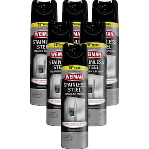 Weiman 17 oz. Stainless Steel Cleaner and Polish Aerosol (3-Pack