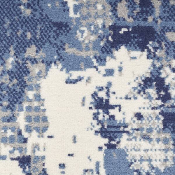 2 X 3 Blue, Orange, Pink Oriental Washable Area Rugs Runner Rug