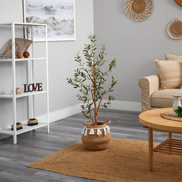  Maia Shop Olive, Artificial Tree with Natural Trunks, Made with  The Best Materials, Ideal for Home Decoration, Artificial Plant 5 feet Tall  - 60 inches : Home & Kitchen