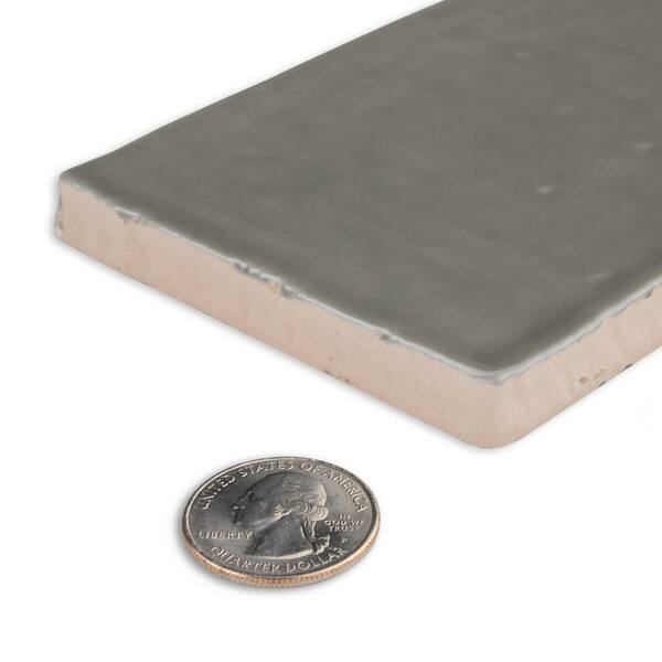 Merola Tile Chester Grey 3 in. x 6 in. Ceramic Wall Tile (5.72 sq